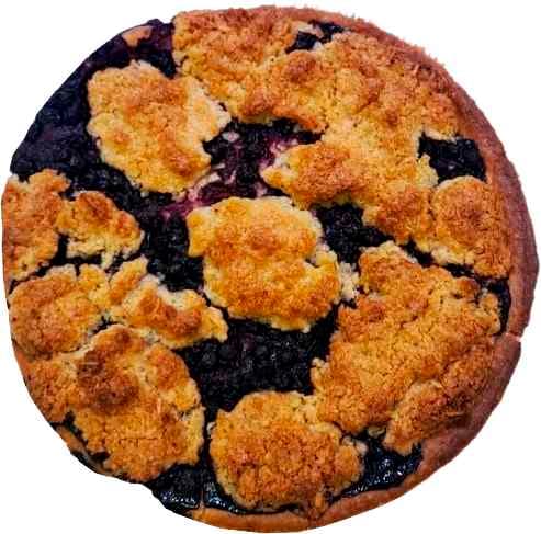 Blåbärssmulpaj