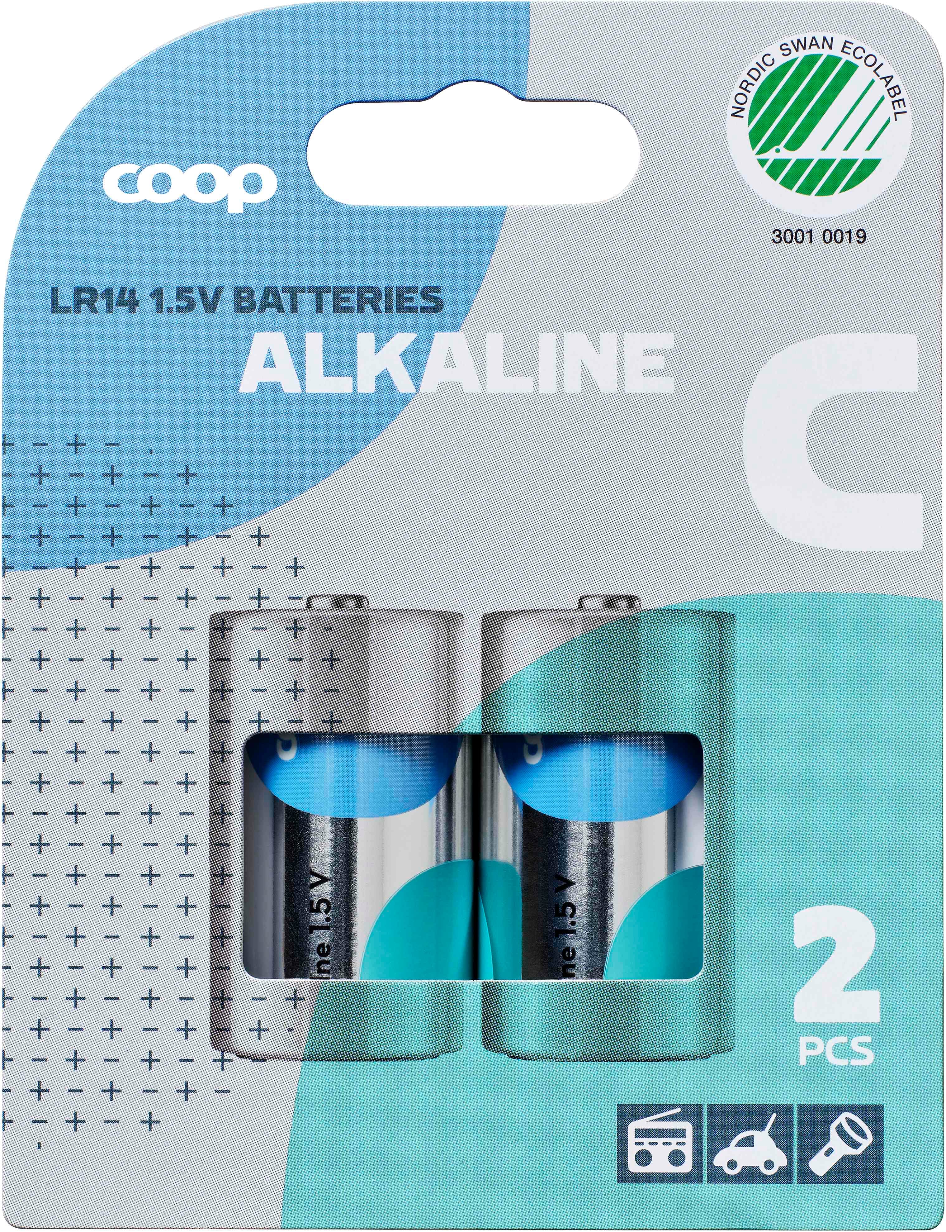 Batteri LR14 1.5V C Alkaline 2-pack