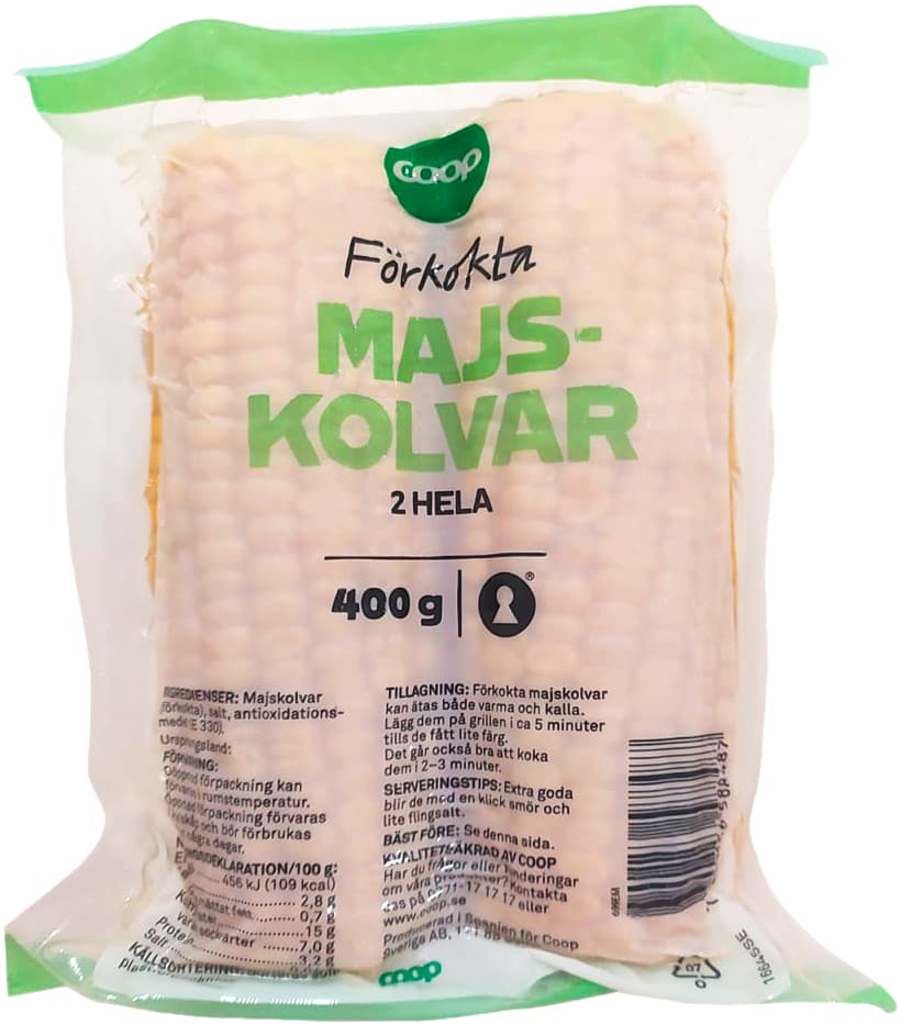 Majskolvar Förkokta 2-pack