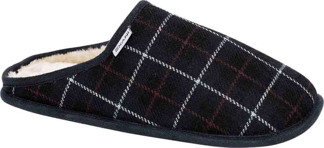Tofflor Fur Slipper Herr Navy Stl 41