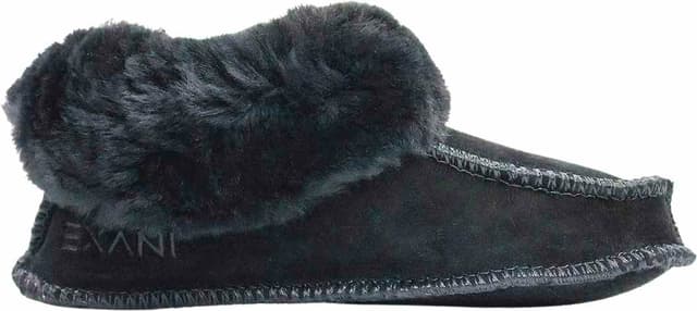 Fårskinnstoffla Solex Jr Svart Stl 33