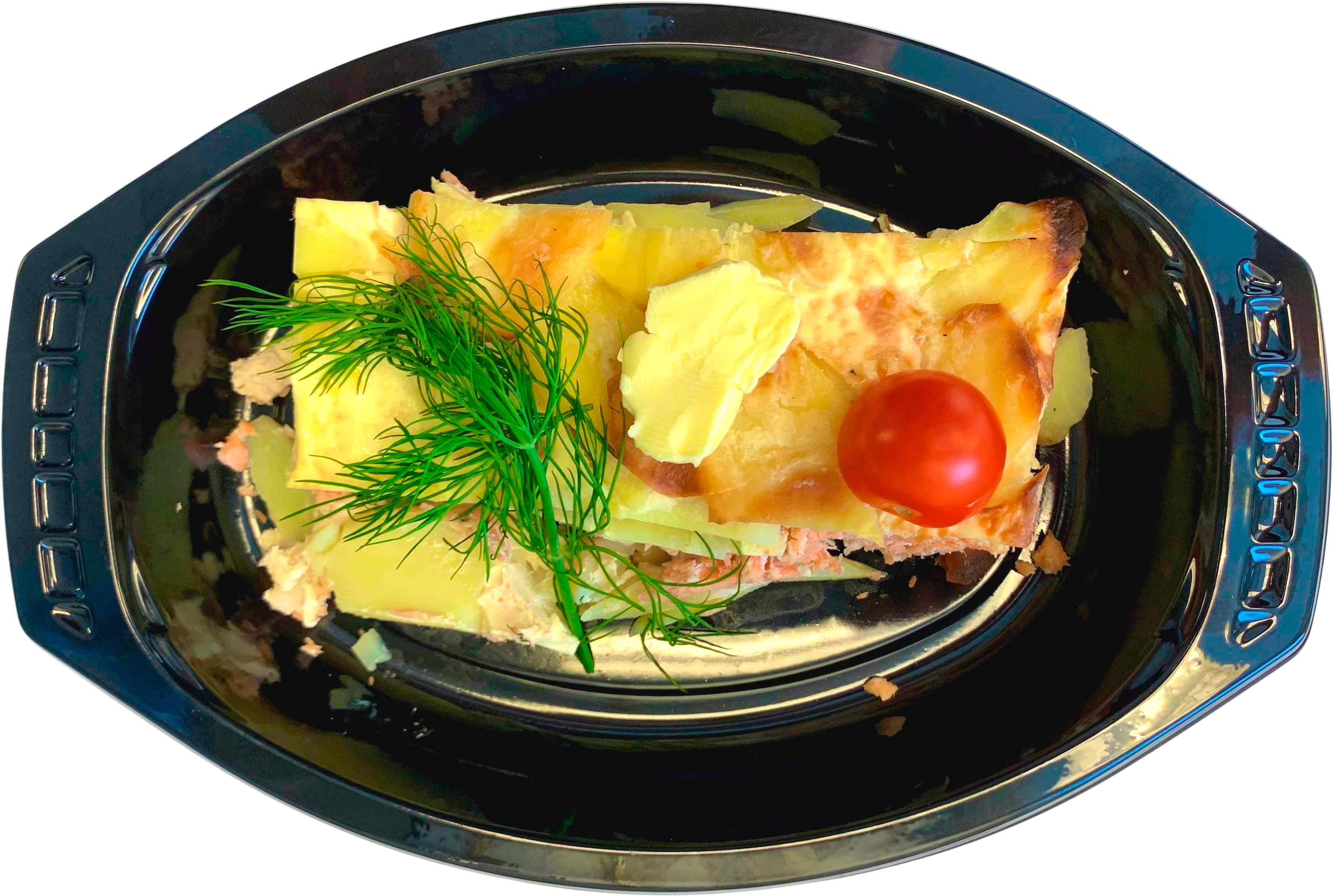 Laxpudding med Skirat Smör