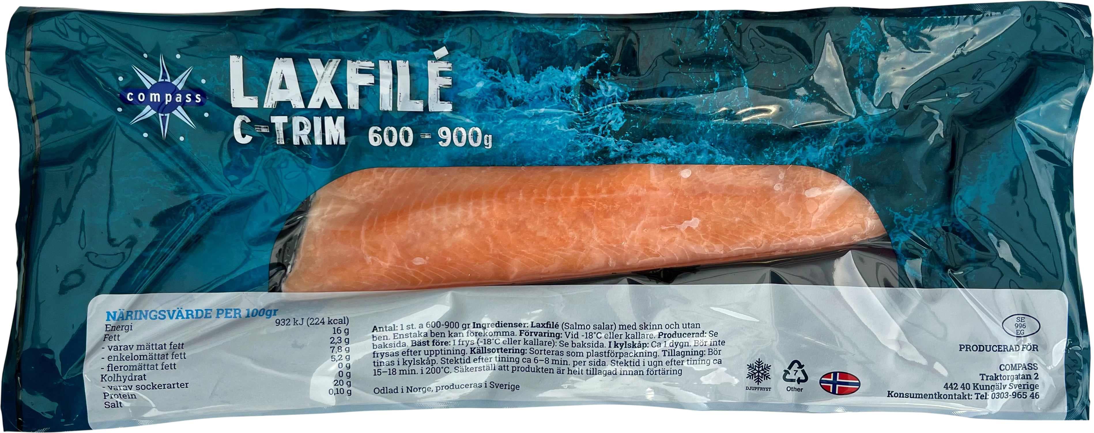 Laxfilé C-trim