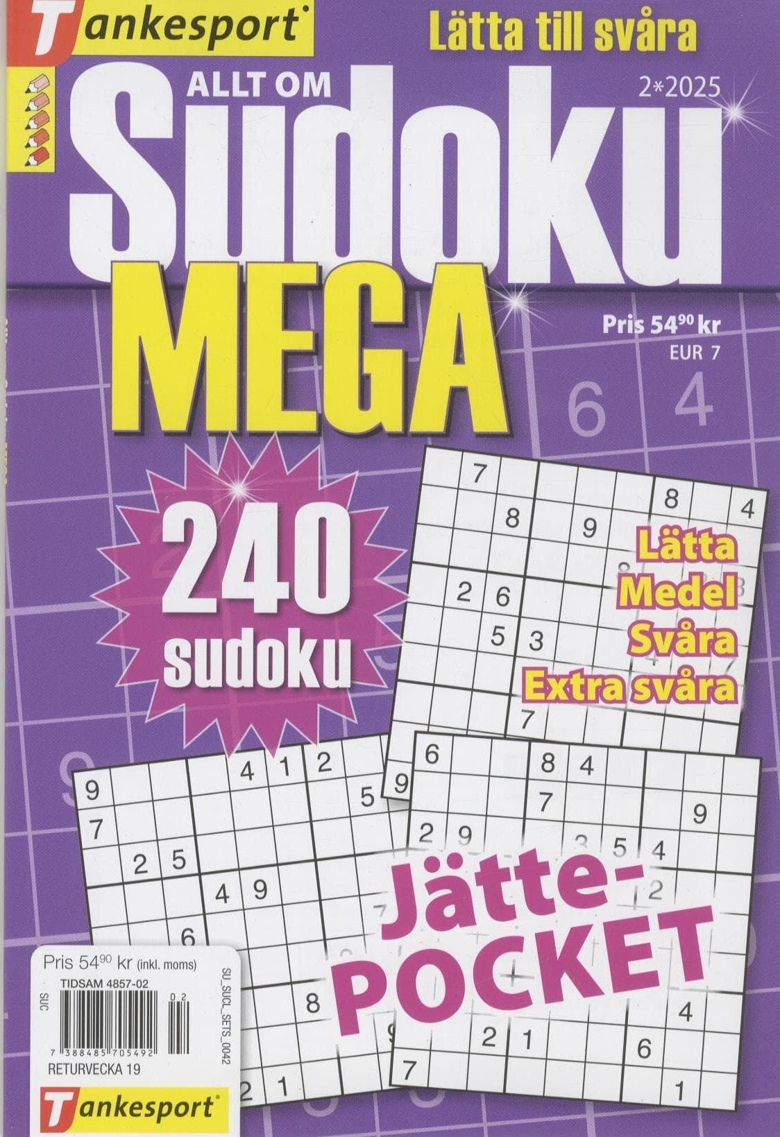 Allt om Sudoku MEGA