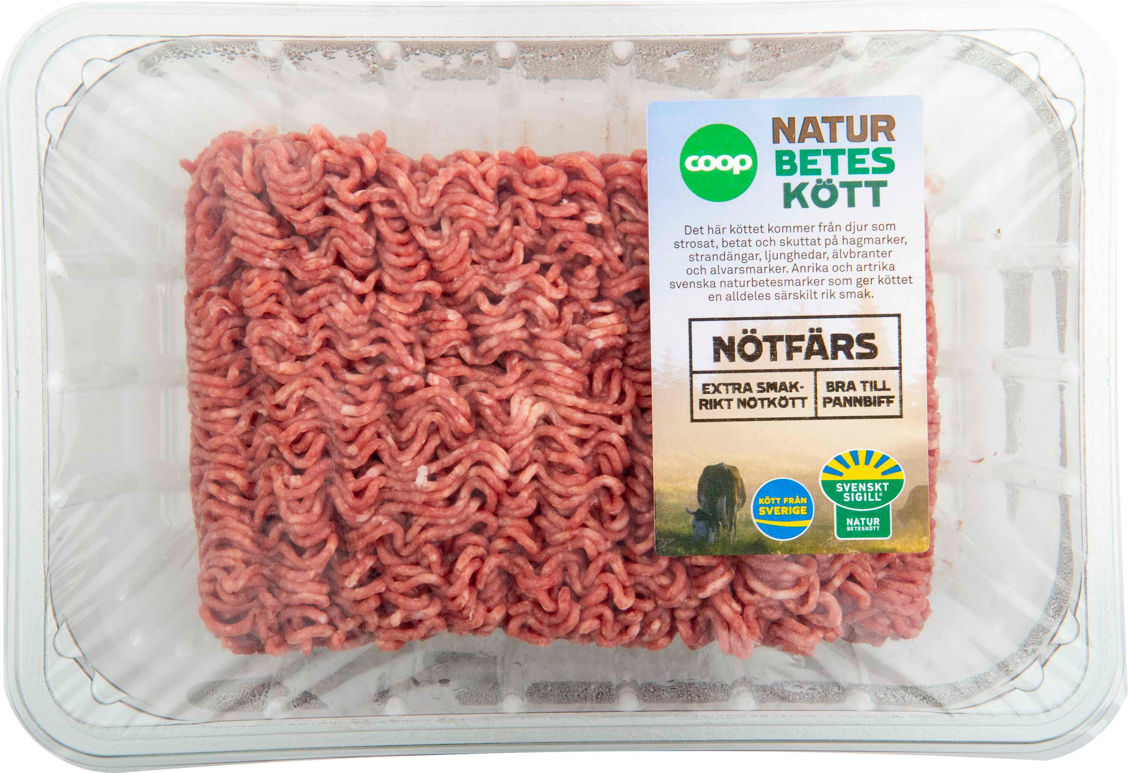 Nötfärs Naturbeteskött