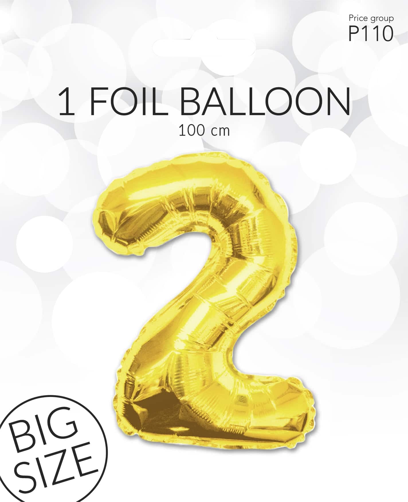 Folieballong Guld 2