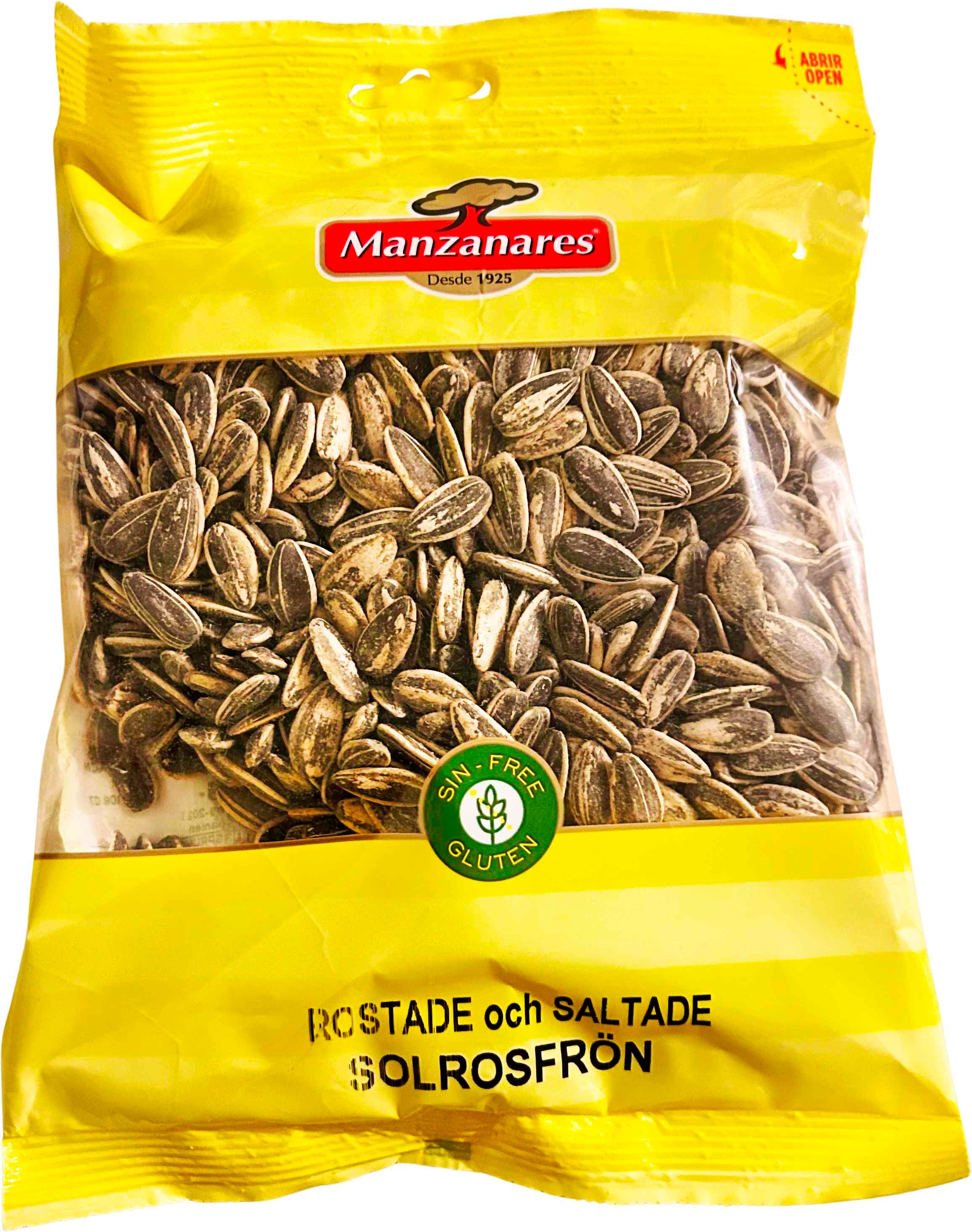 Solrosfrön Rostade Och Saltade