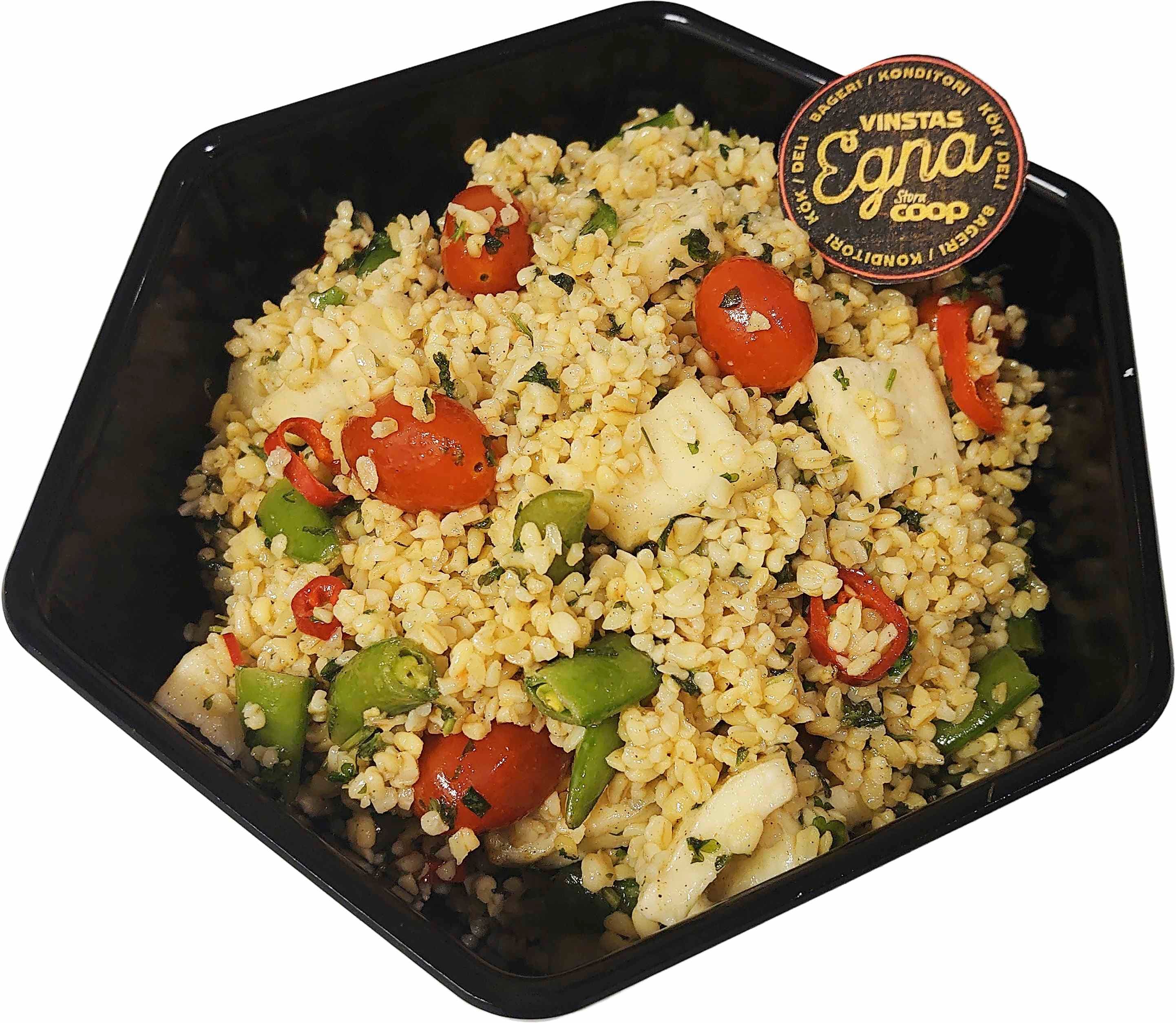 Kökets Halloumi & Bulrgursallad