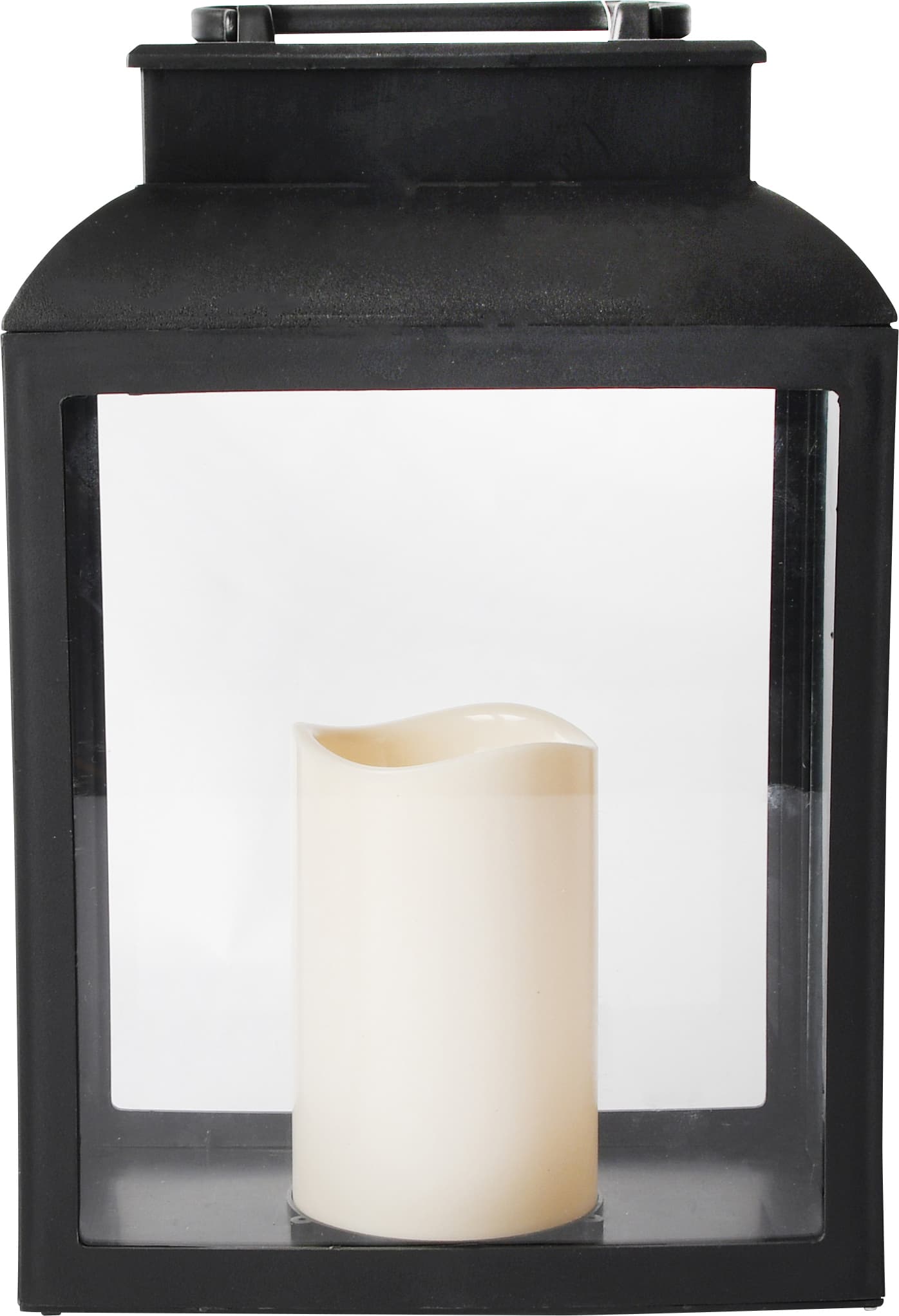 LED lykta Svart