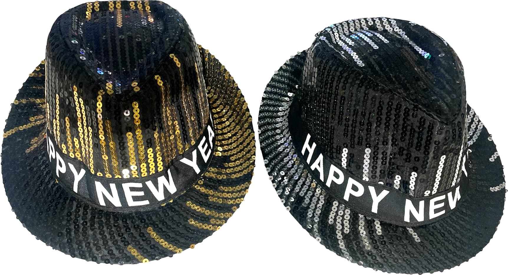 Paljetthatt Happy New Year