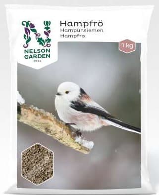 Fågelmat Hampfrö