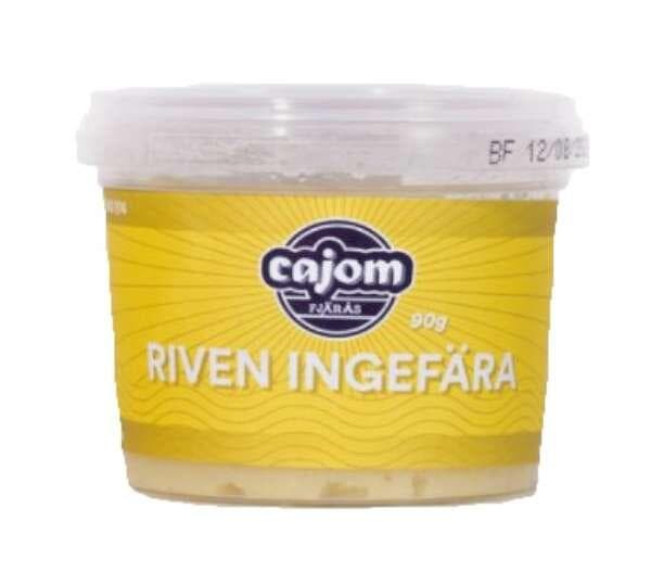Riven ingefära