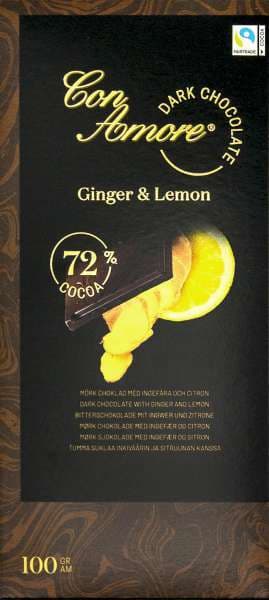 Chokladkaka Ginger Lemon