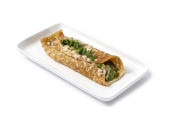 Crepes Med Ricotta & Spenat