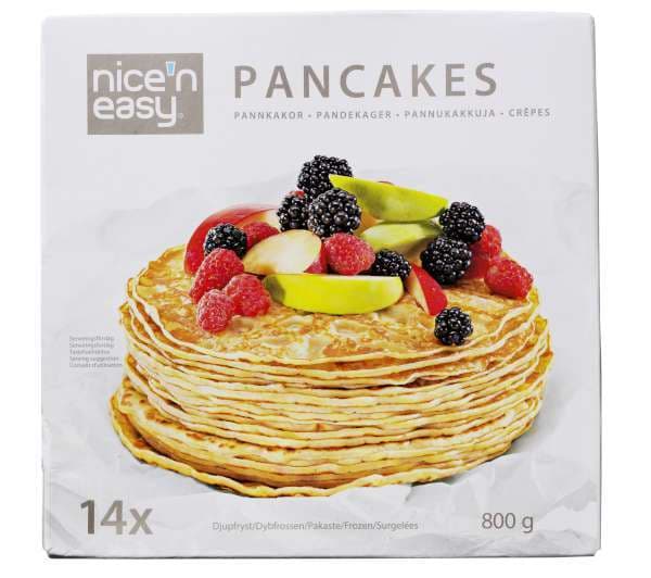 Pannkakor, Fryst