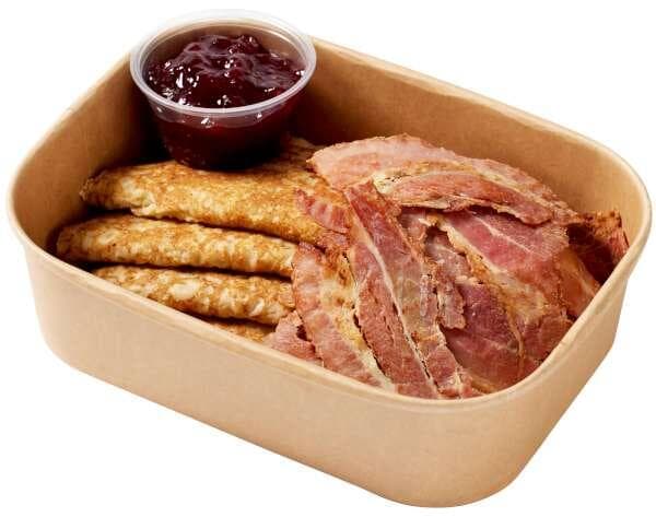 Lunchtallrik Raggmunnk, Bacon & Lingon