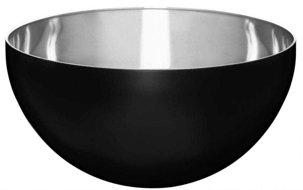 Stålskål Svart 19cm