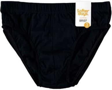 Herr Brief Svart XL