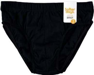 Herr Brief Svart XXL