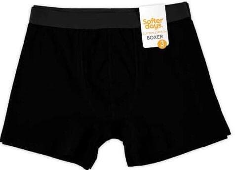 Herr Boxer Svart XXL