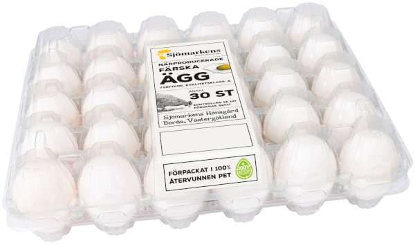 Ägg M/L Frigående Höns 30-Pack