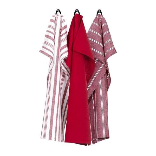 Kökshandduk Röd & Vit