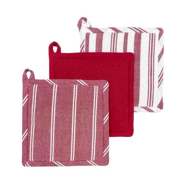 Grytlapp Röd & Vit