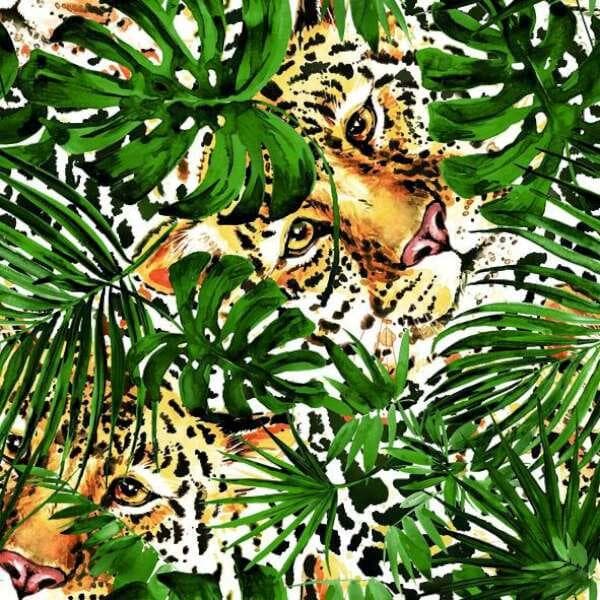 Servetter Gömd Leopard 33X33cm