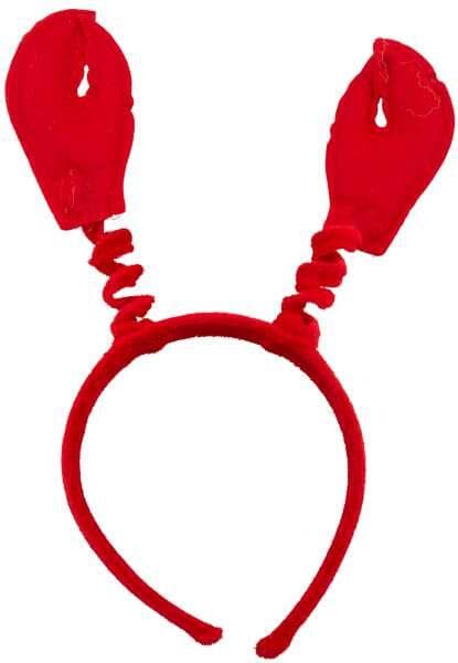 Diadem Kräftklor Röd Filt