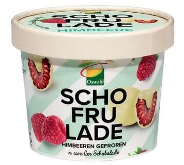 Schofrulade Hallon & Vitchoklad, Fryst