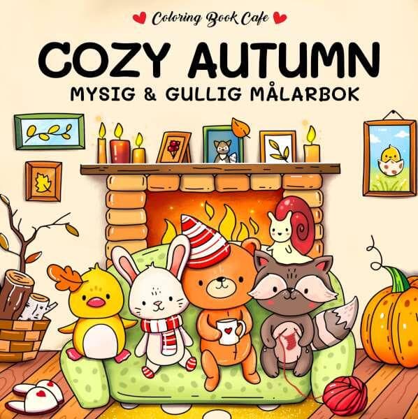 Målarbok Cozy Autumn