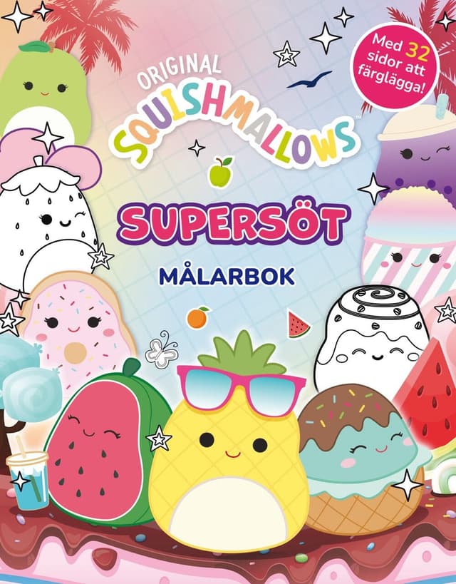 Squishmallows: Supersöt målarbok