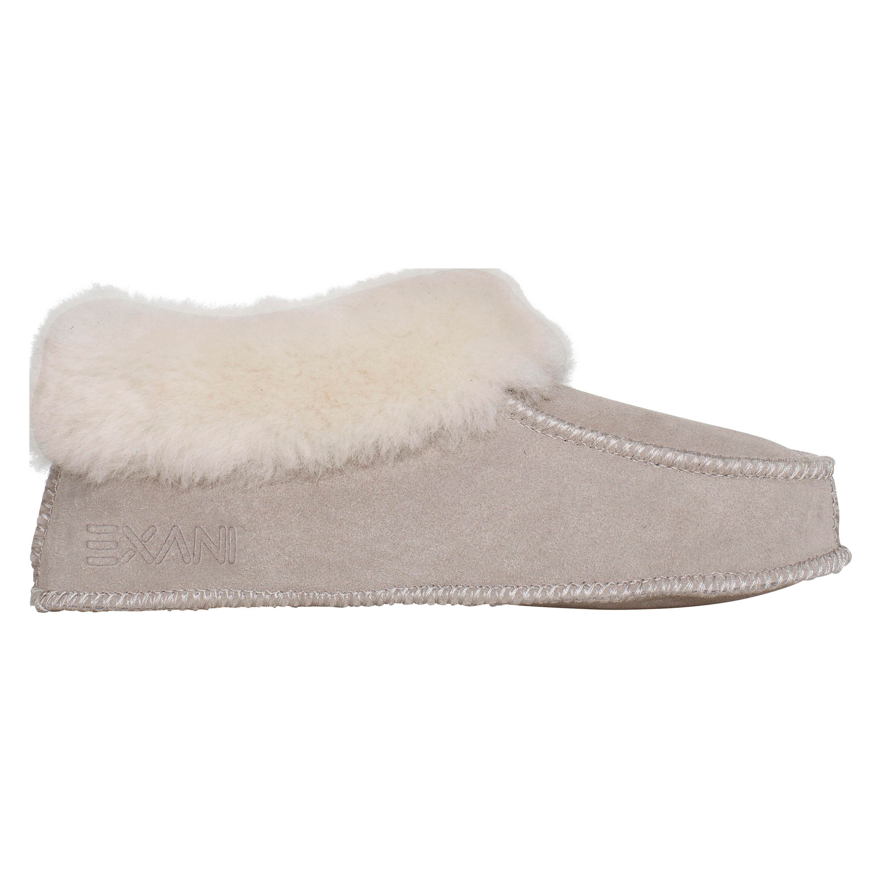 Fårskinnstoffla Solex Herr Beige Stl 43