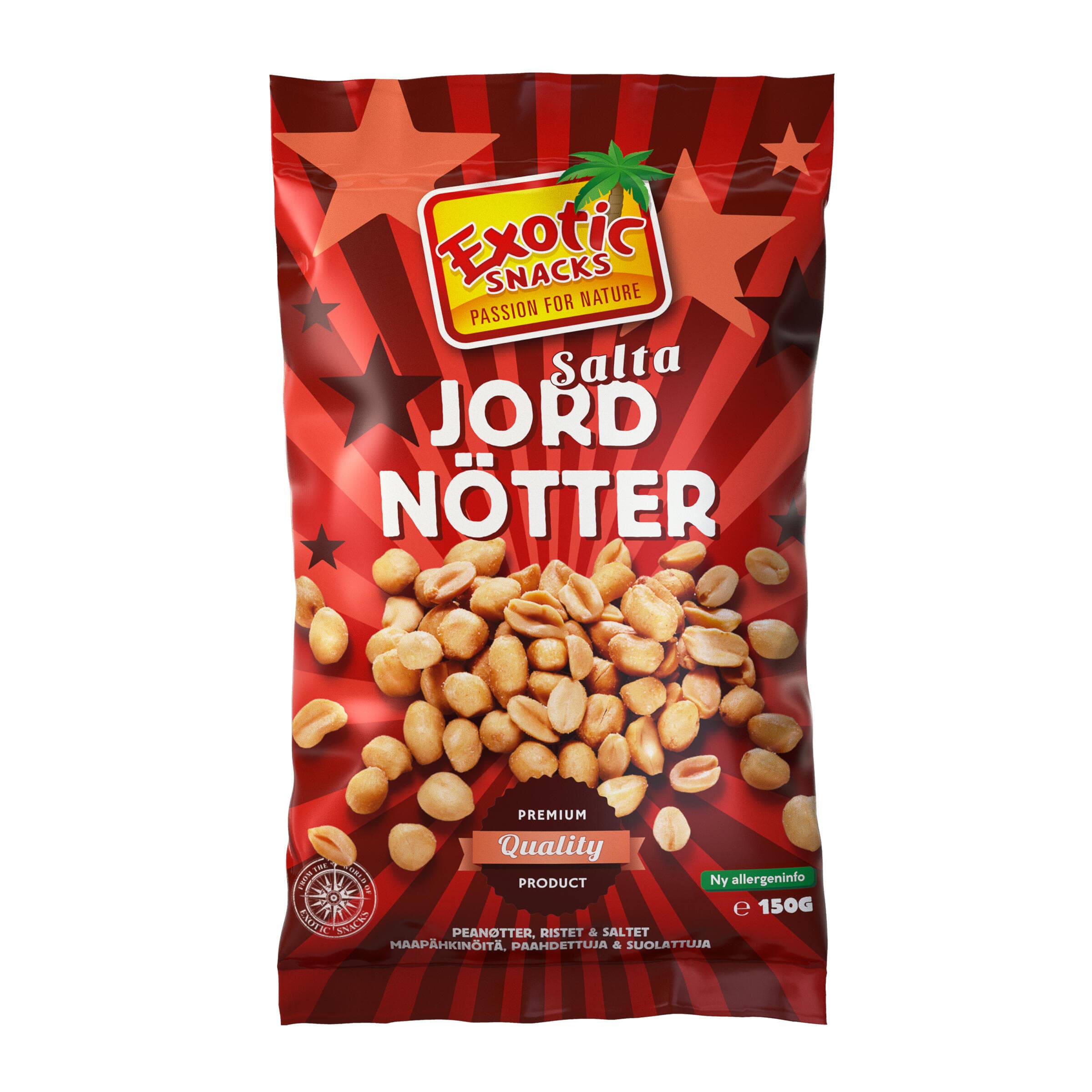 Jordnötter Saltade