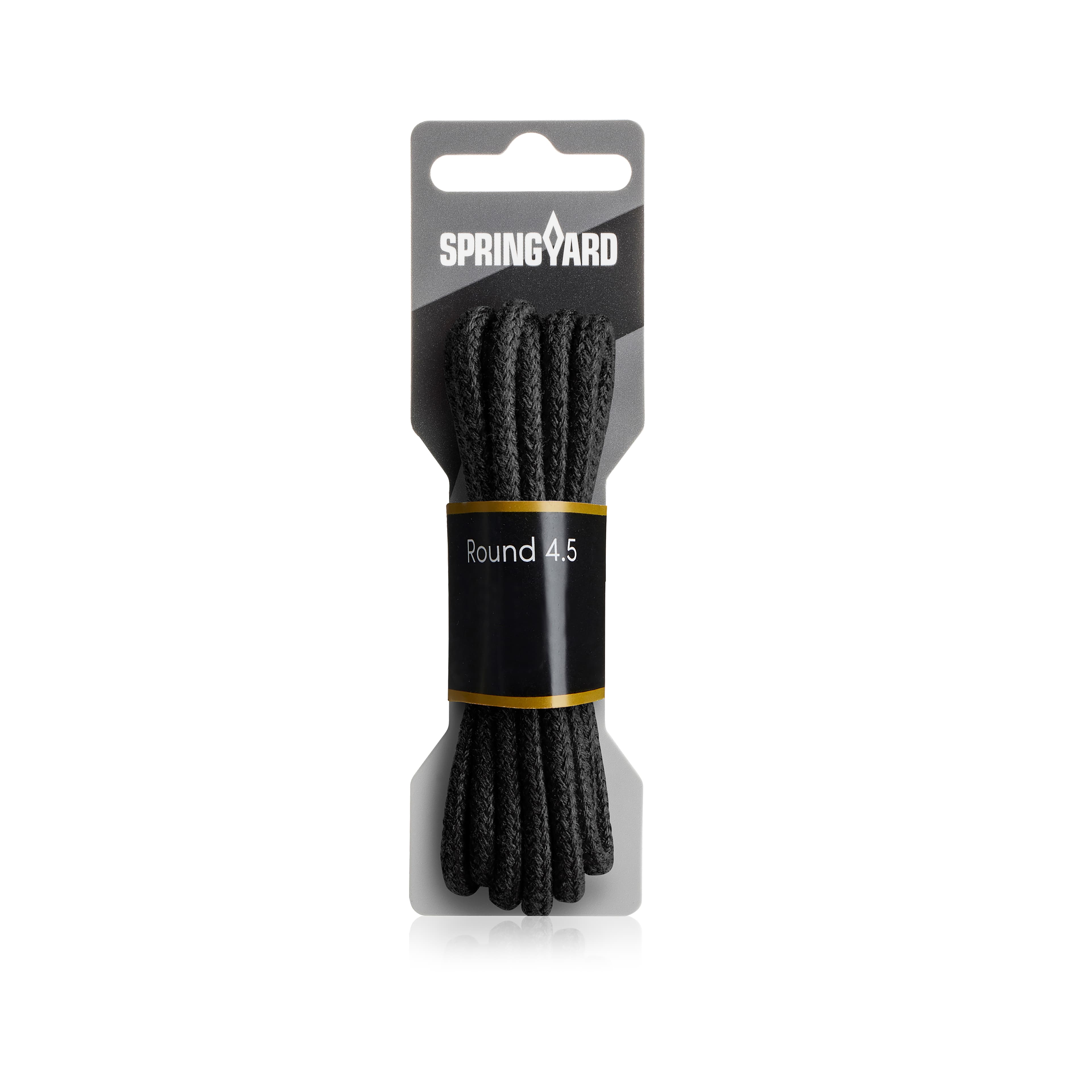 Skosnöre Round 4.5 Black