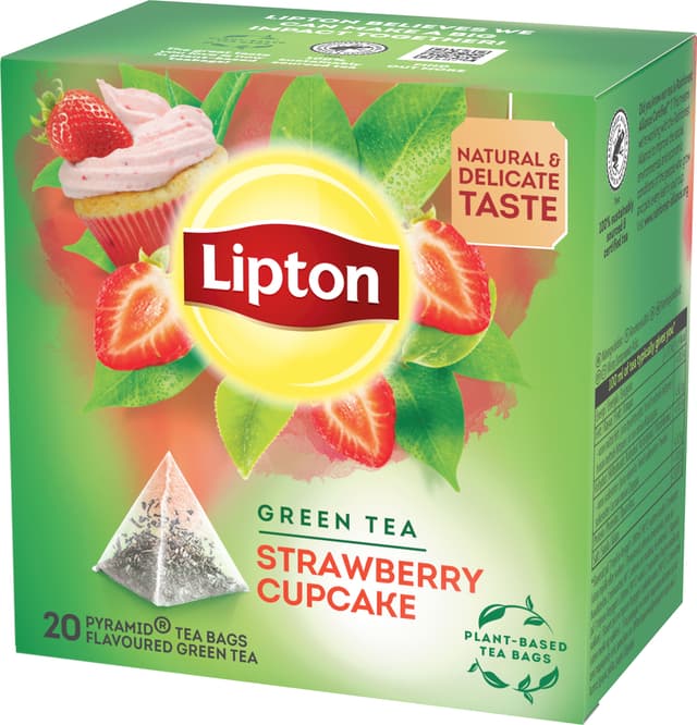 Te Strawberry Cupcake Pyramid