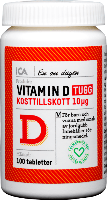 Kosttillskott Vitamin D Tugg