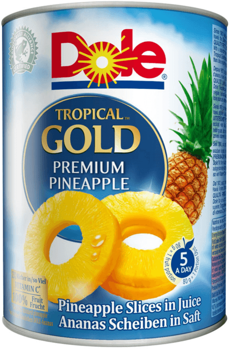 Tropical Gold Pineapple Slices In Juice