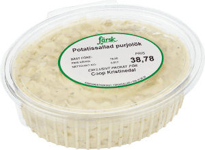 Potatissallad purjolök