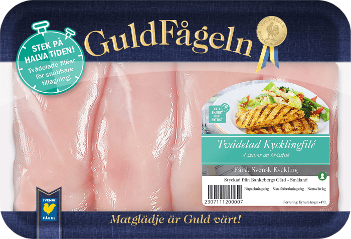 Kycklingfilé Tvådelad