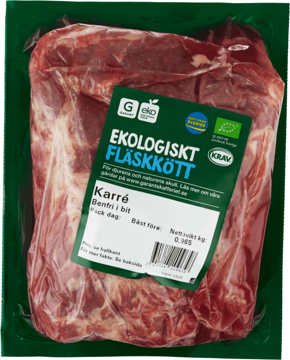 Fläskkarre Benfri i Bit Sverige