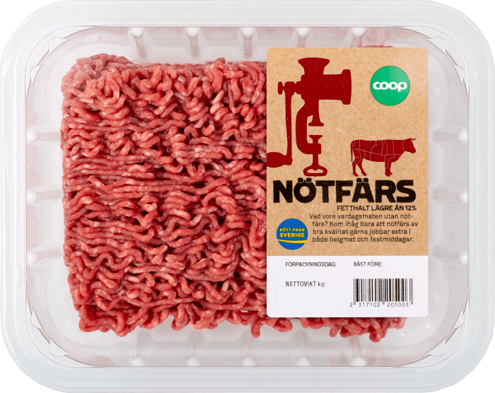 Nötfärs 12%