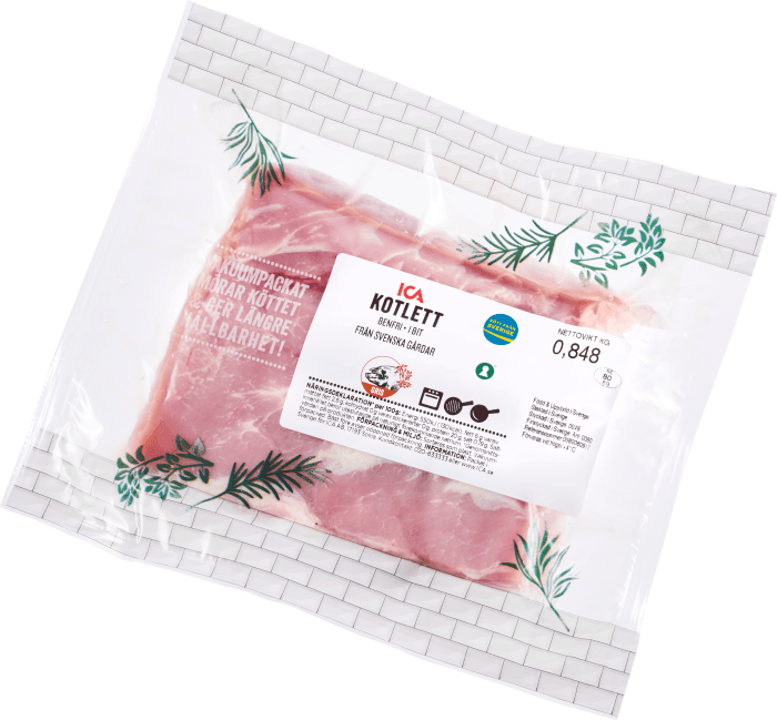 Kotlett Färsk i bit Benfri