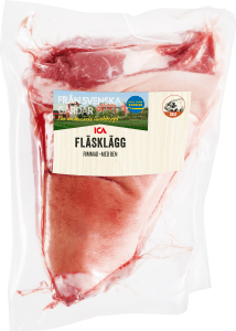 Fläsklägg med ben Rimmad