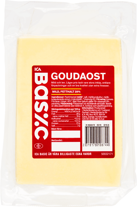 Goudaost mild