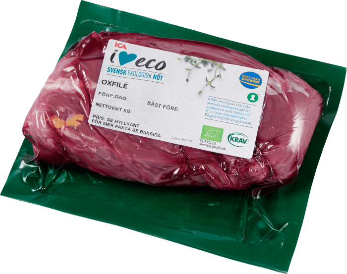 Oxfilé i bit frystinad KRAV