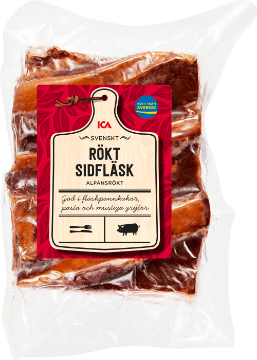 Rökt sidfläsk i bit