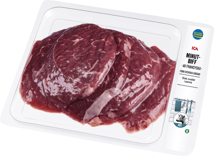 Minutbiff av fransyska skivad