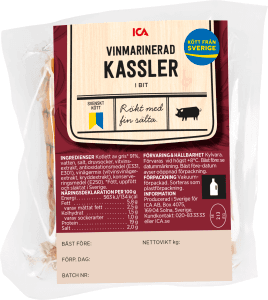 Kassler vinmarinerad