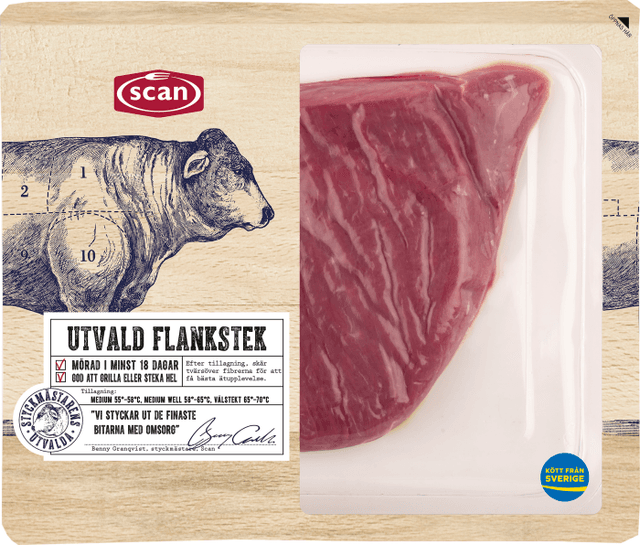 Utvald Flankstek